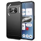 Husa Nothing Phone (2a) Asteroid GSM Carbon Silicone, negru