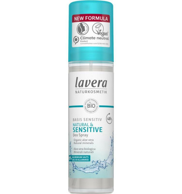 Spray Deodorant Sensitive Bio 75 mililitri Lavera foto