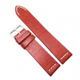Cumpara ieftin Curea Ceas &bdquo;Crimson Heritage&rdquo; &ndash; Piele Naturală Roșu Vintage (18mm, 20mm, 22mm)