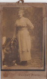 FOTOGRAFIE DOAMNA ~ Negresti, Jud.Neamt, 27 FEB.1915~ carton 165 X 110 mm.