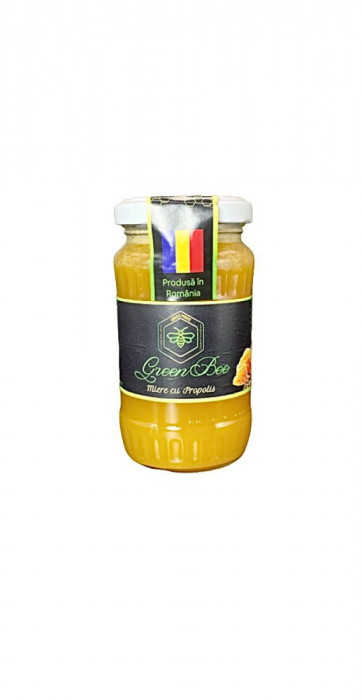 Miere cu tinctura de propolis, 280G, Green Bee Maramures