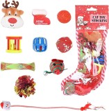 Set 20 jucarii de Craciun pentru pisici Cymax, plus, multicolor