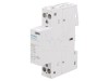 Contactor Modular Siemens 2P 25A 230VAC 2NO Sina DIN