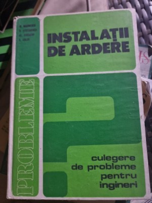 INSTALATII DE ARDERE - MIRCEA MARINESCU foto