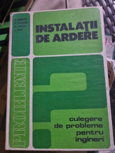 INSTALATII DE ARDERE - MIRCEA MARINESCU