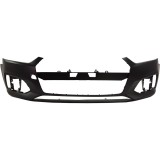 Bara fata Audi A5, 06.2016-, cu locas pt spalator si 2 gauri senzor parcare, cu capac carlig de remorcare; grunduit, Aftermarket, Rapid