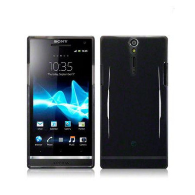 Husa Telefon Silicon Sony Xperia U St25i S-line Black foto