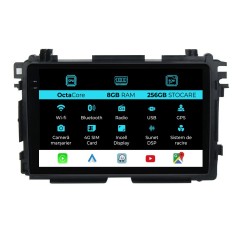Navigatie Dedicata Honda HR-V (2014-2021), 10Inch, 8Gb Ram, 256Gb Stocare, Carplay