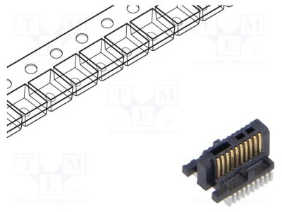 Conector PCB-PCB tată PIN 10 0,4mm ST4 aurit SMT 1,6A SAMTEC foto