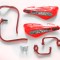 Set Handguard-uri Accel Aluminiu 22-28mm Rosu