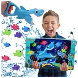 JUCĂRIE DE PESCUIT PENTRU BAIE JOC DE DEXTERITATE CU FĂLCILE DE RECHIN