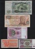 Set 5 bancnote de prin lume adunate (cele din imagini) #40, Europa