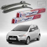 Cumpara ieftin Ștergătoare Mitsubishi Colt VII (Z3, Z2) 2008-2012 | Set Față Flat &ndash; TeamCar&reg;