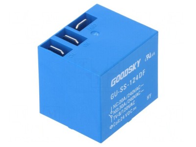 Releu Electromagnetic SPDT 24VDC 30A PCB 240VAC foto