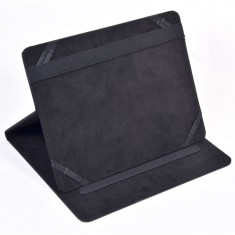 Husă Tabletă, Model Universal, Negru, Protecție Completă față și spate, Unghi Ajustabil, Curele Multiple