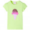Tricou pentru copii, galben neon, 140 GartenMobel Dekor