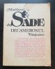 Decameronul frantuzesc, Marchizul de Sade, Carte Beletristica Romane, Editura Sigma, 1991, 176 pagini, Stare Foarte Buna, Necartonata