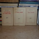 LOT 3 CARTI PIERRE HERBART - ALCYON + L&#039;AGE D&#039;OR + A LA RECHERCHE D&#039;ANDRE GIDE , GALLIMARD , 1945-1953 *