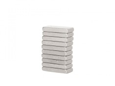 Set placute magnetice neodim, 10x4x1.5mm, 10 elemente, Geko G02429