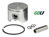 Piston Drujba Solo 645, 42mm, Golf - Piston Complet, Compatibil Solo 645, Calitate India