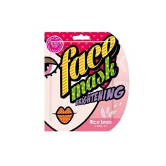 Blingpop Rice Bran Brightening Face Mask Mască facială iluminatoare cu tăr&acirc;țe de orez 25 ml