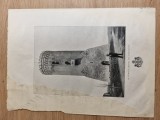 Planșa Turnul Chindia Targoviste / Ruinrle palatului Domnesc