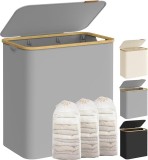 Cumpara ieftin Cos de rufe Gri Songmics 60x38.5x70.5 cm