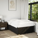 VidaXL Cadru de pat fără saltea, negru, 120x200 cm, textil