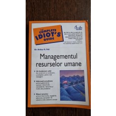 Arthur R. Pell - Managementul resurselor umane