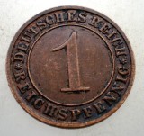 B.220 GERMANIA WEIMAR 1 REICHSPFENNIG 1934 D