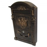 Cutie postala pentru exterior, Maro 46 x 9 x 30 cm