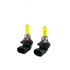 Becuri HB3 (9005) halogen galben 12v set