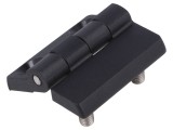 Balama Poliamidă Neagră 40mm x 40mm 2 Orificii
