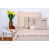 Perna &ldquo;Timeless Grace&rdquo;, beige, 40&times;40 cm, bumbac