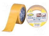 Bandă de fixare HPX 50mm x 25m albă dublă max. 60&deg;C