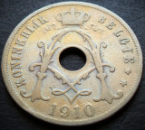 Cumpara ieftin Moneda istorica 25 CENTIMES - BELGIA, anul 1910 * cod 3221 = BELGIE, Europa