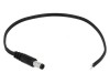 Cablu DC 5,5/2,1 mm 2x0,5mm2, mufă drept, 3m, negru, Bq Cable