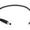 Cablu DC 5,5/2,1 mm 2x0,5mm2, mufă drept, 3m, negru