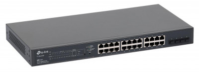 Tp-link switch 28p gb sm 24poe jetstream foto