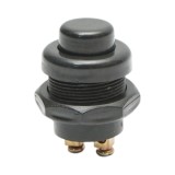 Buton pornire 12V/10A&ndash;24V/5A negru cu 2 pini universal