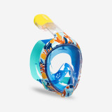 Mască Easybreath snorkeling la suprafață XS Street Art Copii 6-10 ani, SUBEA