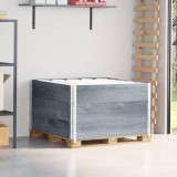 vidaXL Rame pentru paleți 3 buc. gri 100x100 cm lemn masiv de pin 3295376