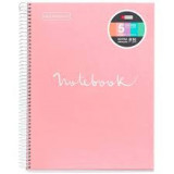 Caiet A4 120 file matematica Emotions Pink, MiquelRius