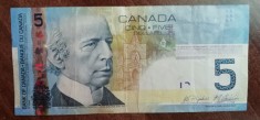 B11 - Bancnota foarte veche - Canada - 5 dolari - 2006