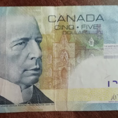 M1 - Bancnota foarte veche - Canada - 5 dolari - 2006