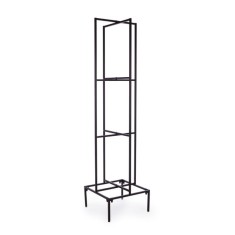 Suport haine, expozor otel negru Remi 45x45x187h