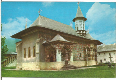 carte postala -SUCEAVA-Manastirea Sucevita foto