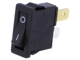 Rocker Switch ON-OFF 10A 250VAC Black