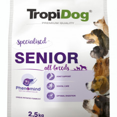 Hrana uscata pentru caini TropiDog,Premium SENIOR, 2.5kg AnimaPet MegaFood