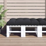 vidaXL Pernă pentru paleți, negru, 120x80x12 cm, textil